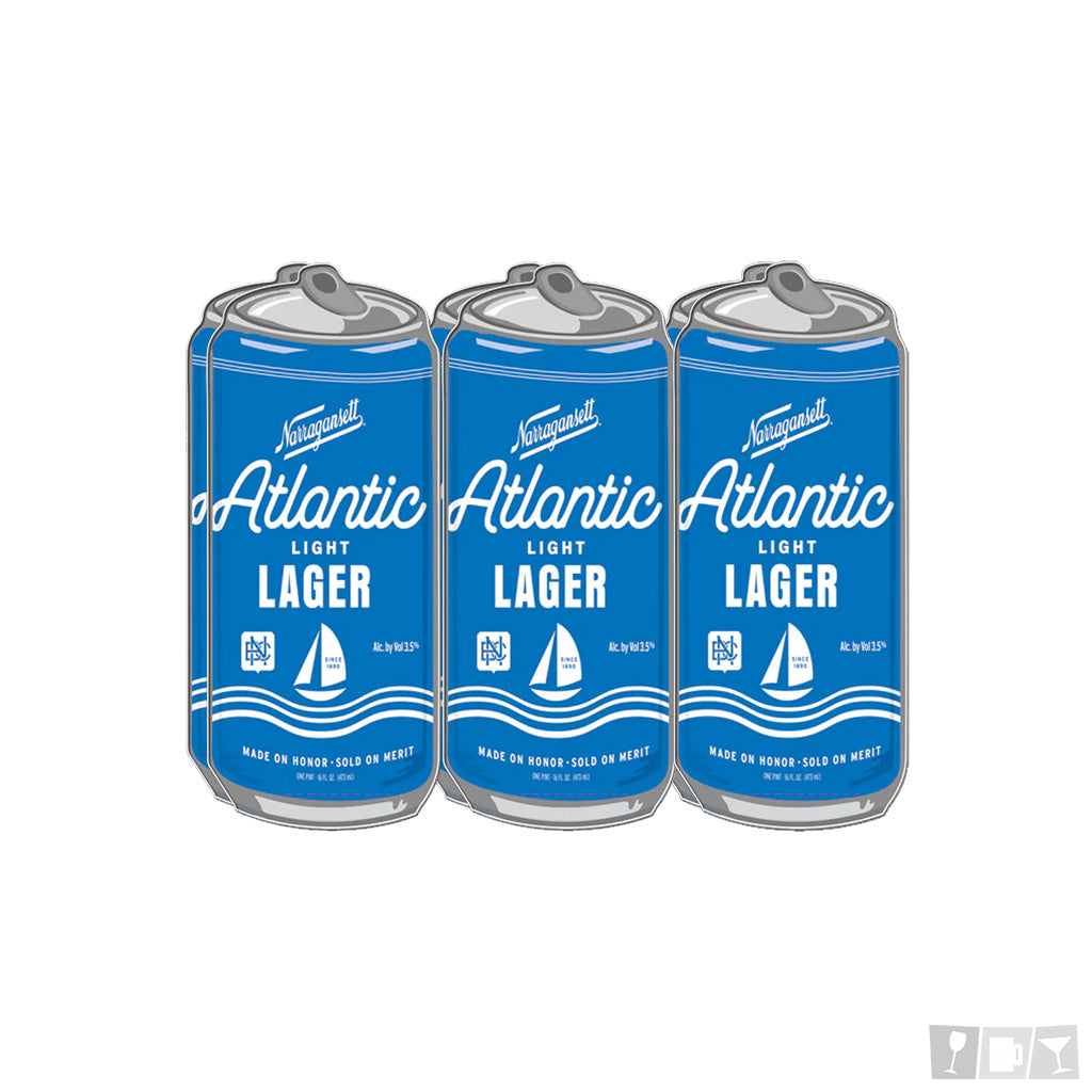 Narragansett Atlantic Light Lager 16oz 6 Pack Cans