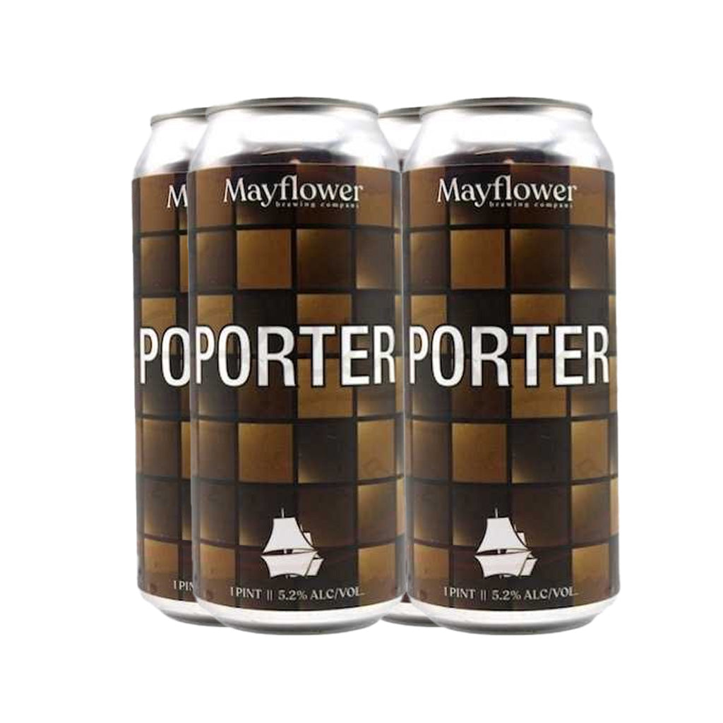 Mayflower Porter 16oz 4 Pack Cans