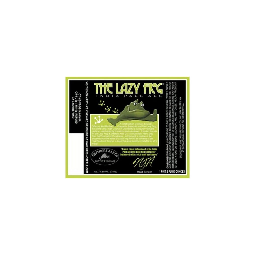 Offshore Lazy Frog IPA 16oz 4 Pack Cans