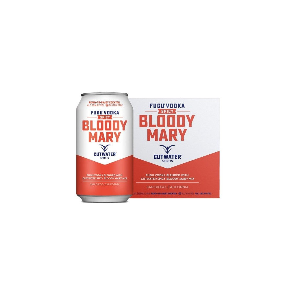 Cutwater Spirits Spicy Bloody Mary 12oz 4 Pack Cans