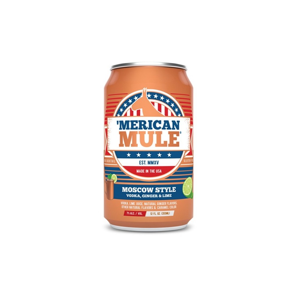 Merican Mule Moscow Style 12oz 4 Pack Cans