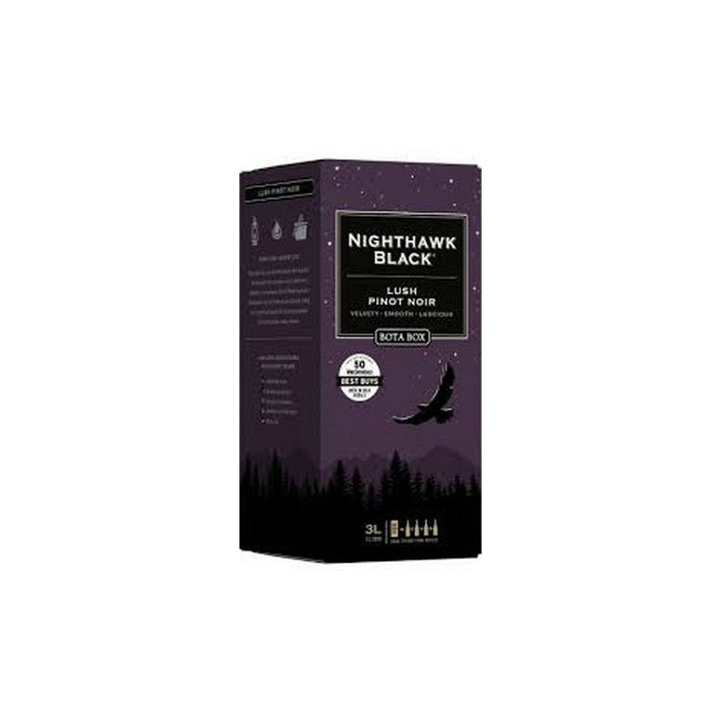 Bota Box Nighthawk Black Lush Pinot Noir 3.0L