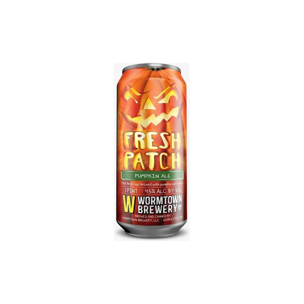 Wormtown Brewery Fresh Patch Pumpkin Ale 16oz 4 Pack Cans