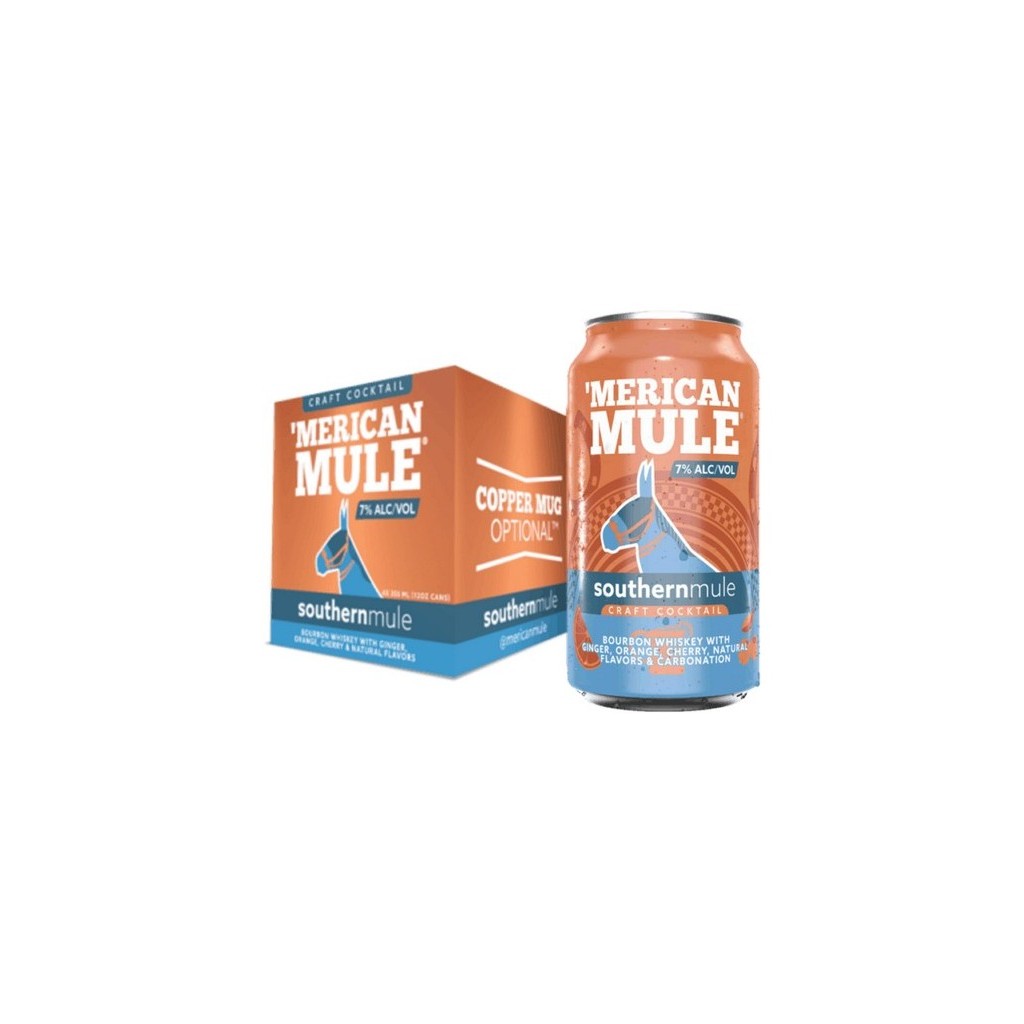 Merican Mule Southern Style 12oz 4 Pack Cans