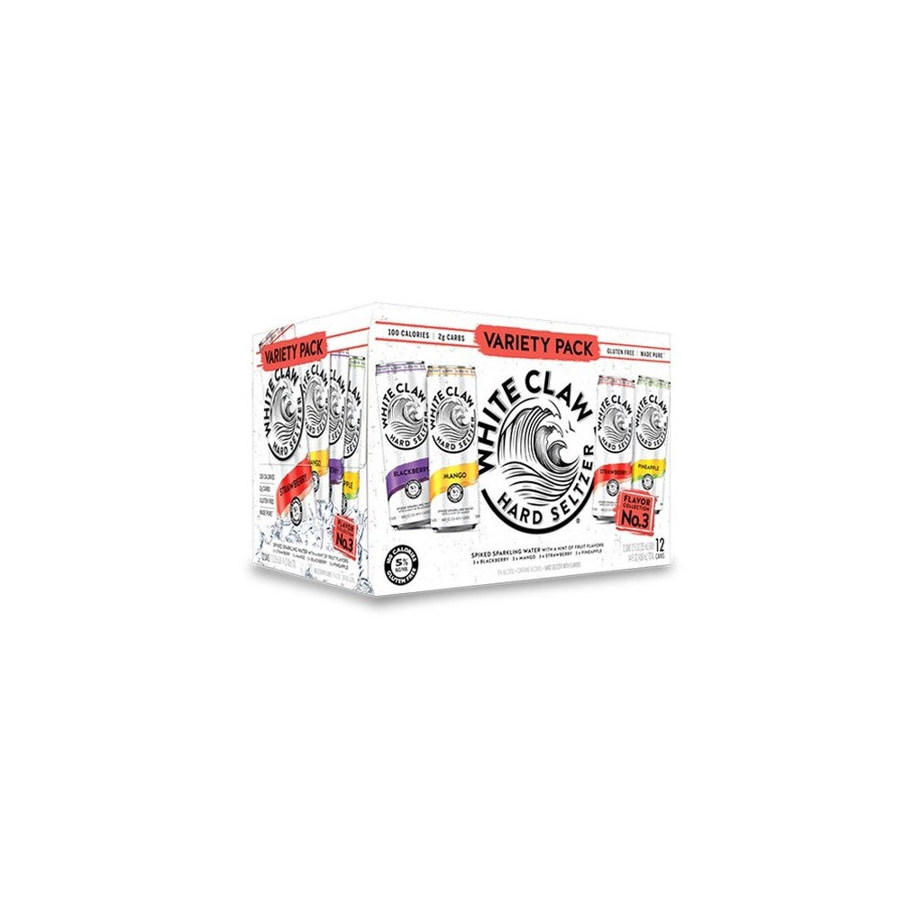 White Claw Seltzer Mix  Flavor Collection No.3 12oz 12 Pack Cans