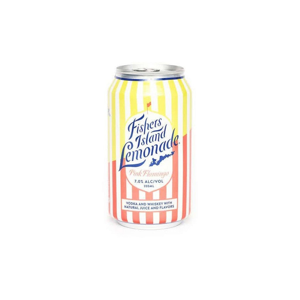 Fishers Island Lemonade Pink Flamingo 12oz 4 Pack Cans