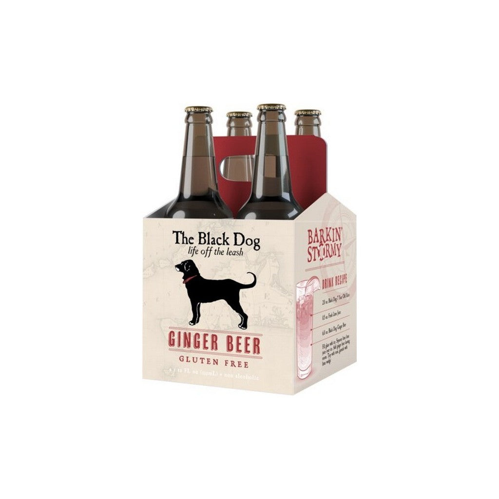 The Black Dog Ginger Beer 12oz 6 Pack Bottles