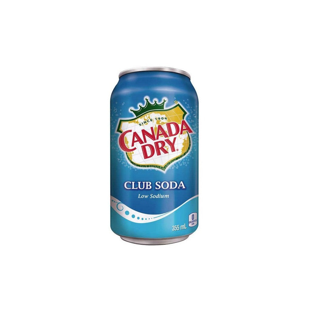 Canada Dry Club Soda 7.5oz 6 Pack Cans