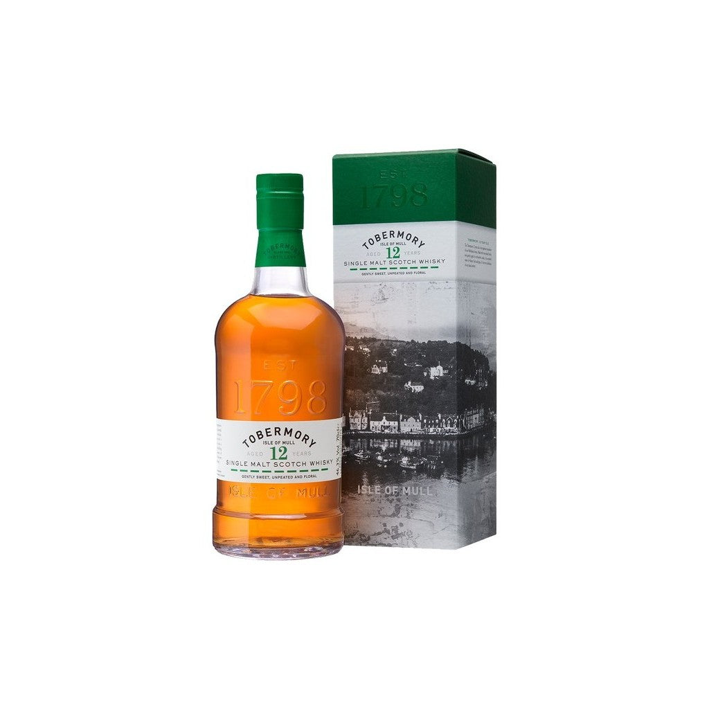 Tobermory 12 Years Old Single Malt Scotch Whisky 750mL