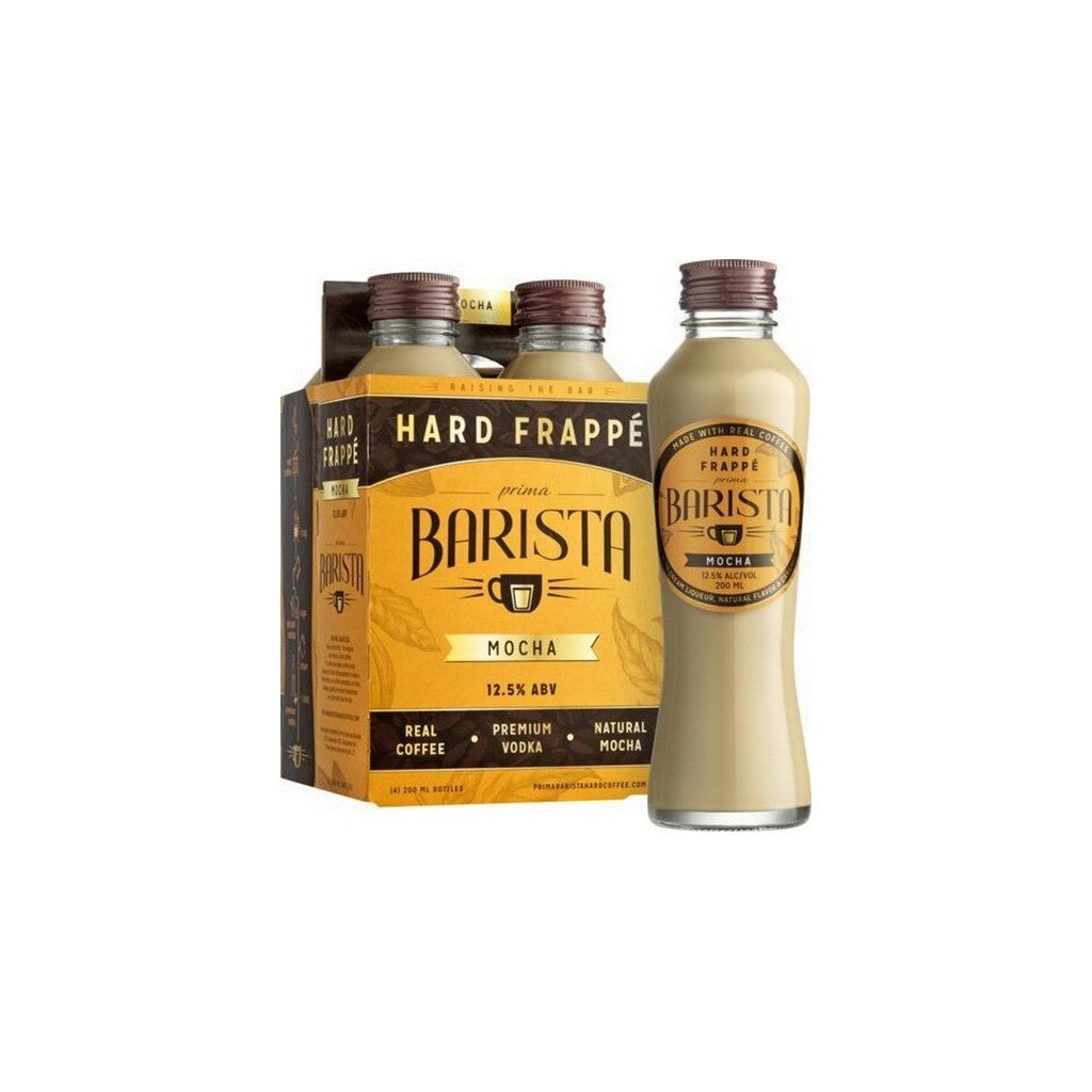 Prima Barista Mocha Hard Iced Frappe 200mL 4 Pack Bottles