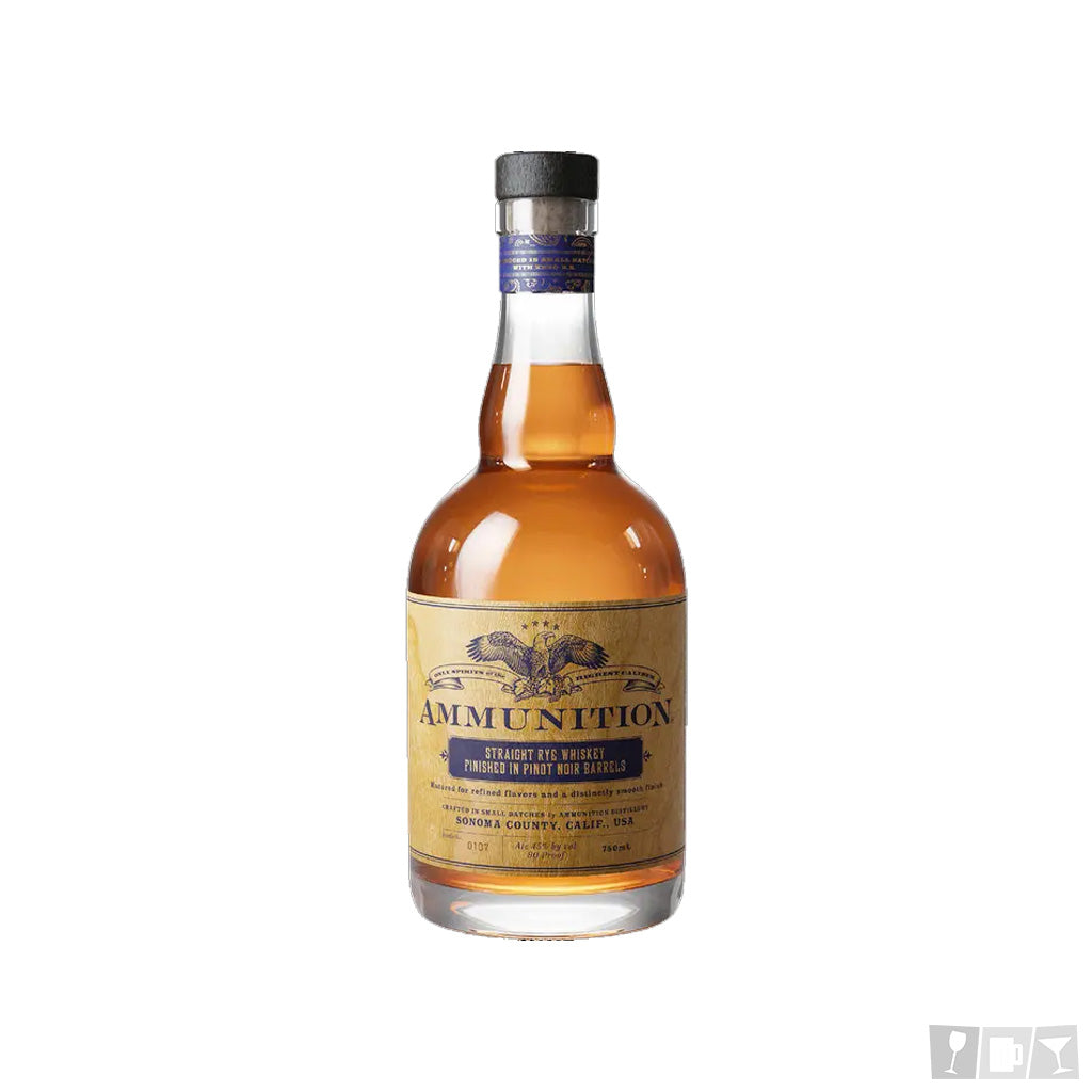 Ammunition Straight Rye Whiskey 750mL