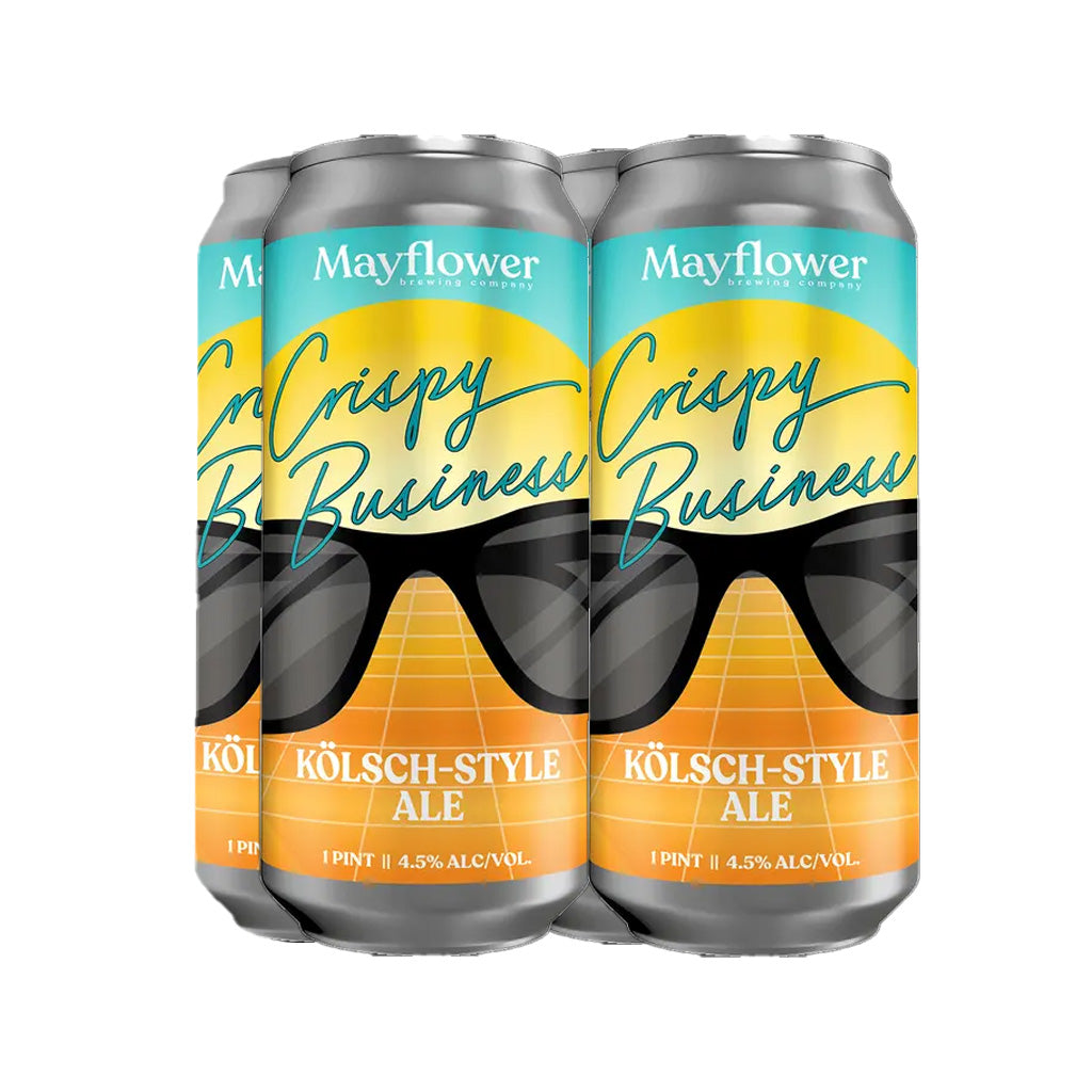 Mayflower Crispy Business 16oz 4 Pack Cans