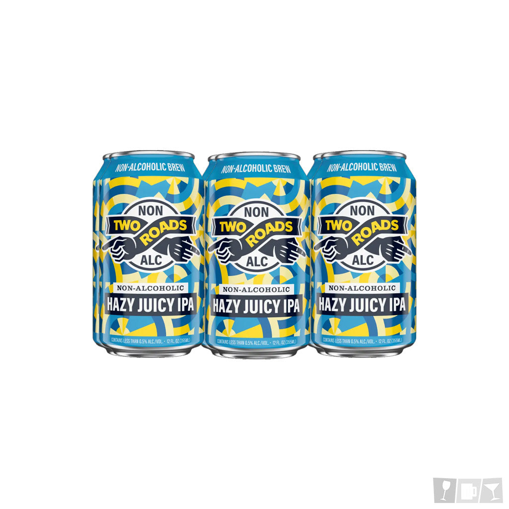 Two Roads Juicy IPA Non-Alcoholic 12oz 6 Pack Cans