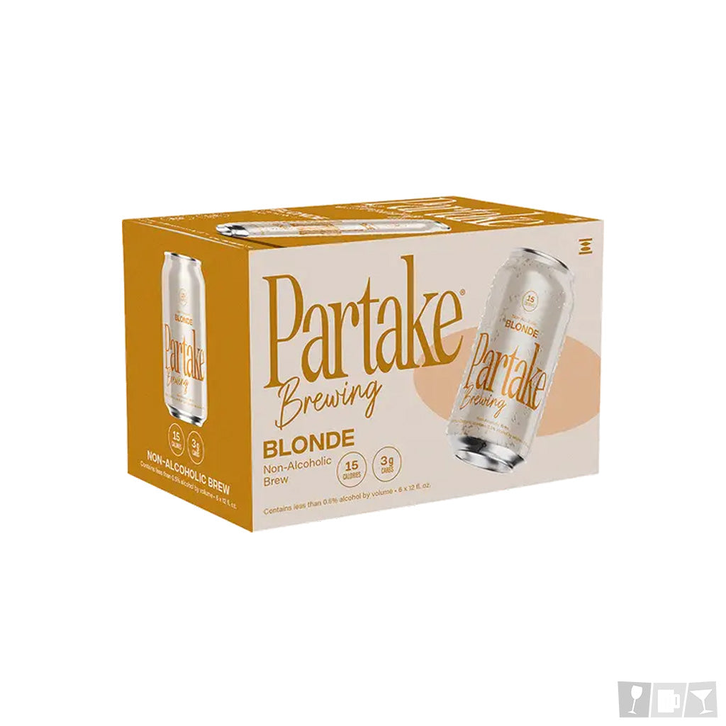 Partake Blonde Non-Alcoholic 12oz 6 Pack Cans