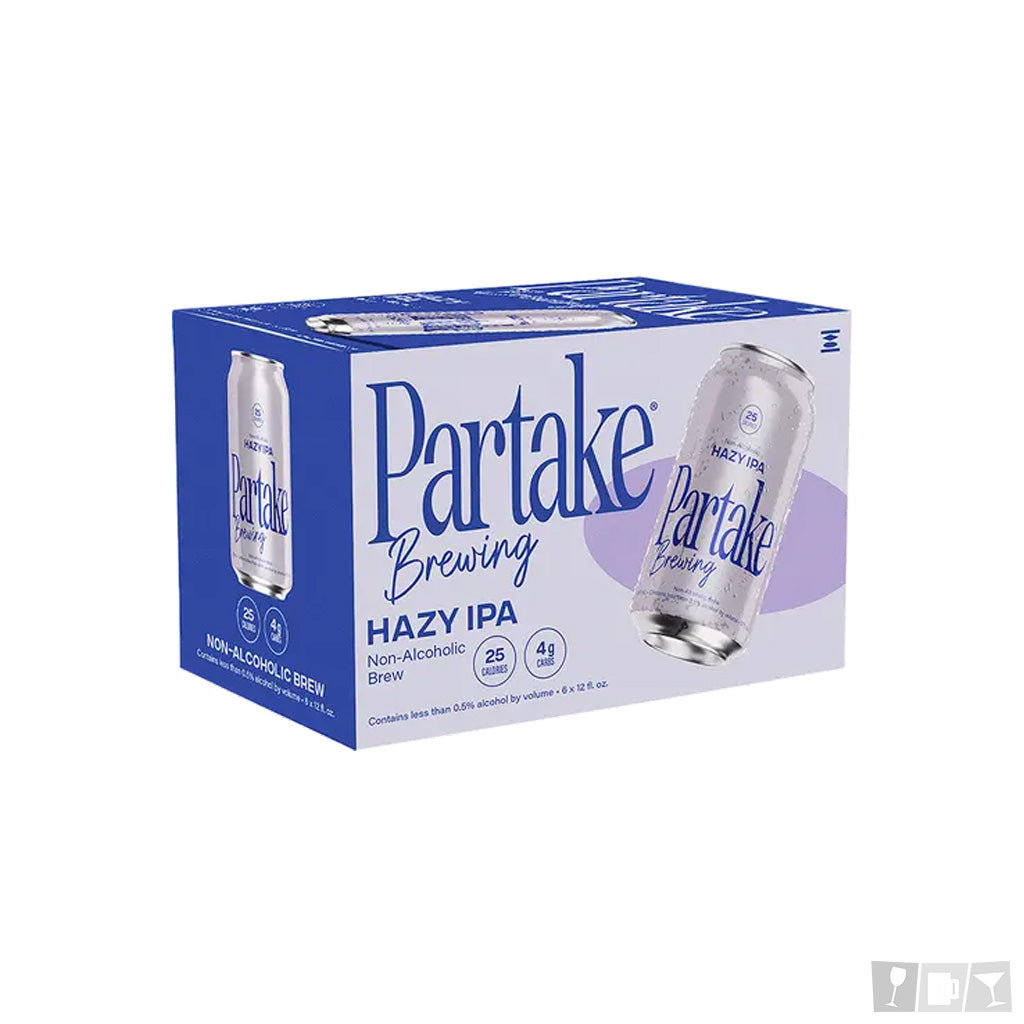 Partake Hazy IPA Non-Alcoholic 12oz 6 Pack Cans