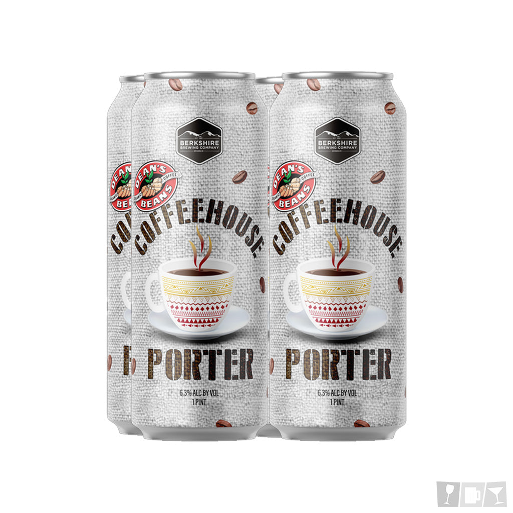 Berkshire Coffeehouse Porter 16oz 4 Pack Cans