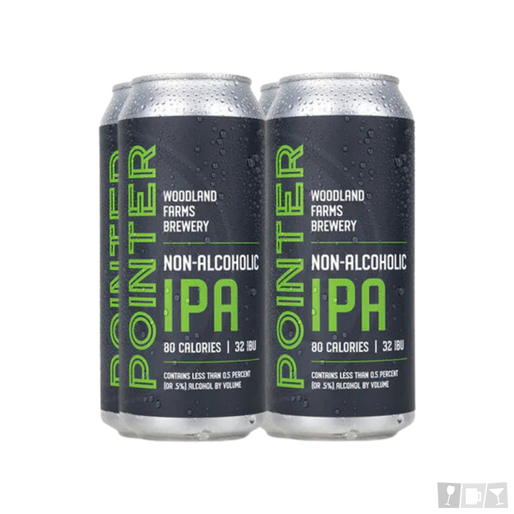 Woodland Farms Brewery Pointer IPA Non-Alcoholic 16oz 4 Pack Cans