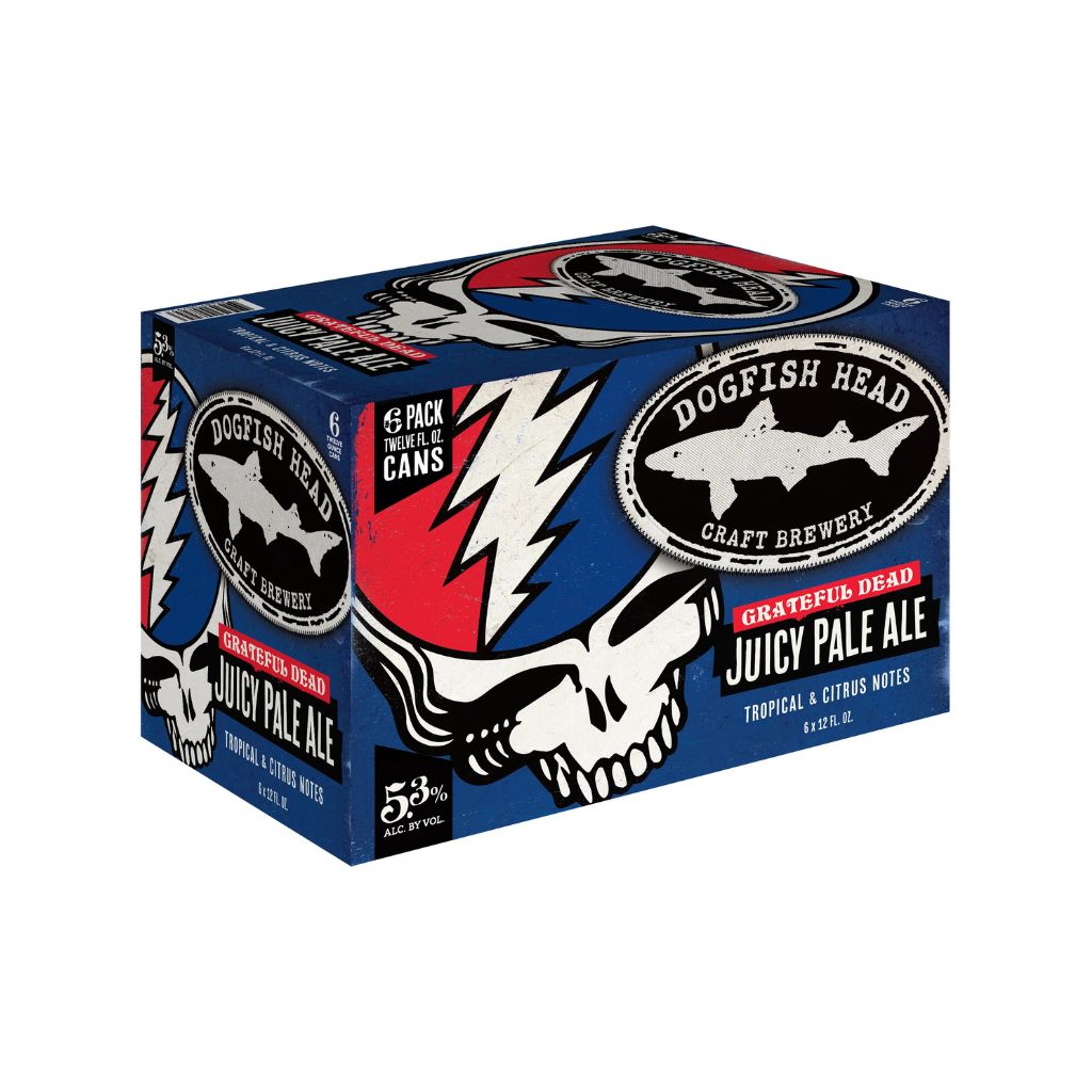 Dogfish Head Grateful Dead Juicy Pale Ale 12oz 6 Pack CAN