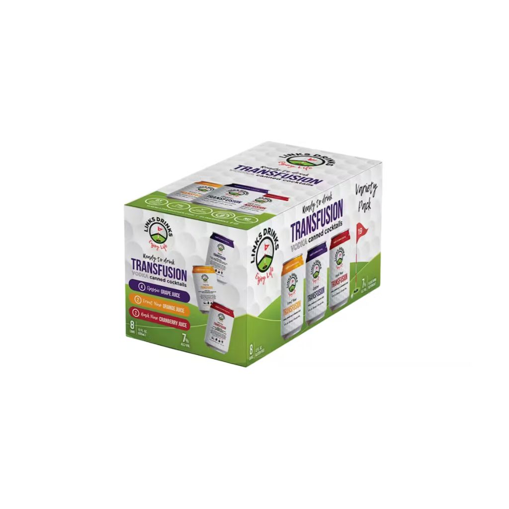 Links Drinks Transfusion Variety Pack 12oz 8 Pack Cans