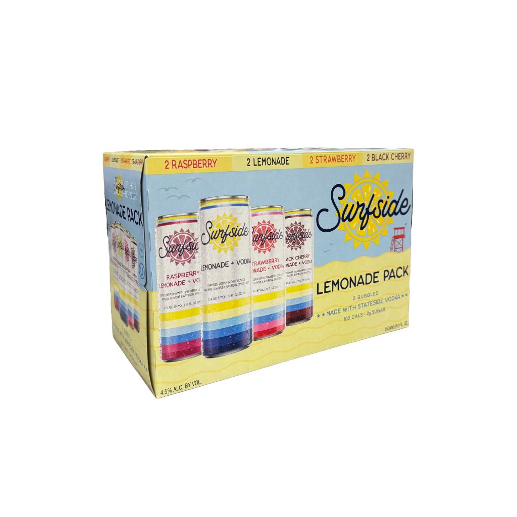 Surfside Lemonade Mix 12oz 8 Pack Cans