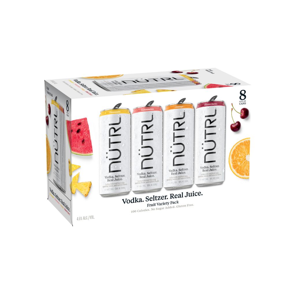 NUTRL Fruit Variety Pack 12oz 8 Pack Cans