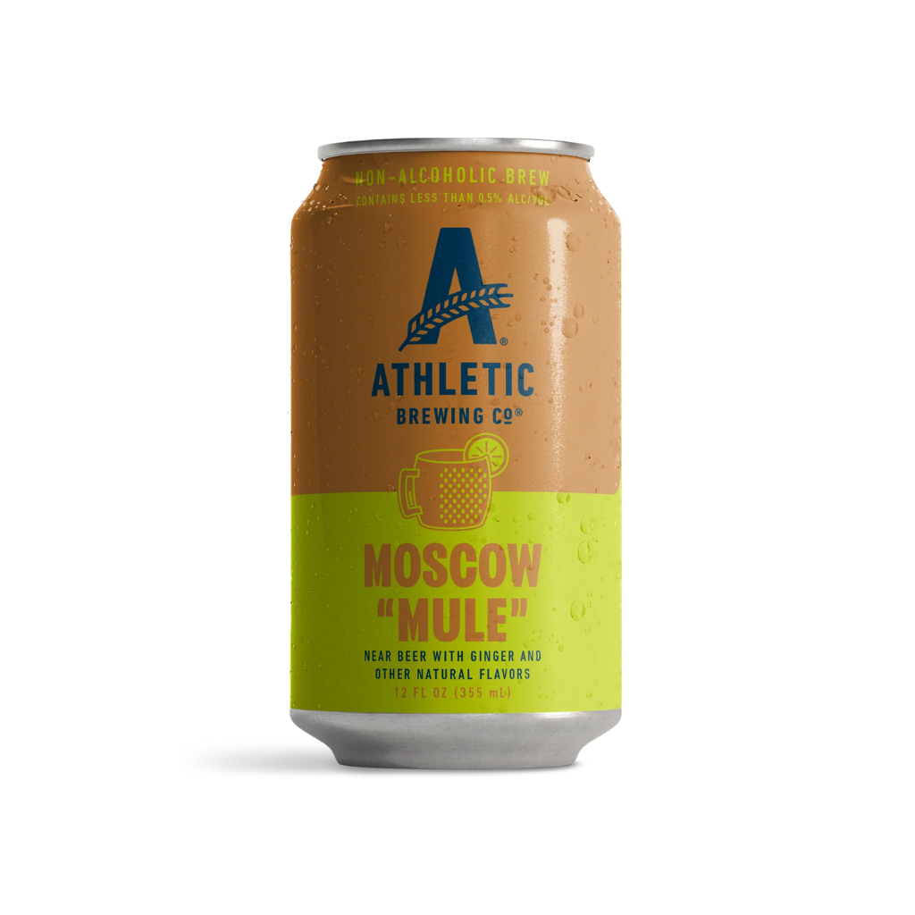 Athletic Brewing Non Alcoholic Moscow Mule 12 oz 4 Pack Cans