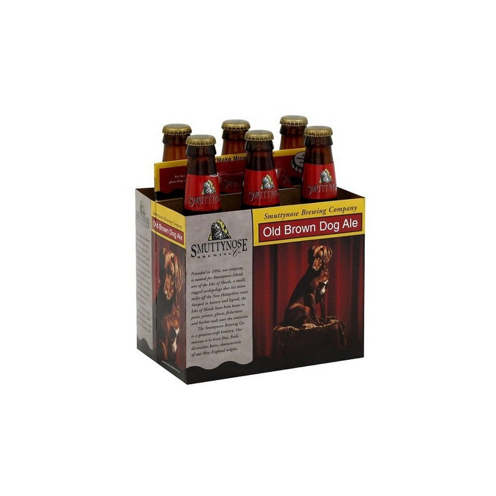 Smuttynose Old Brown Dog Ale 12oz 6 Pack Bottles