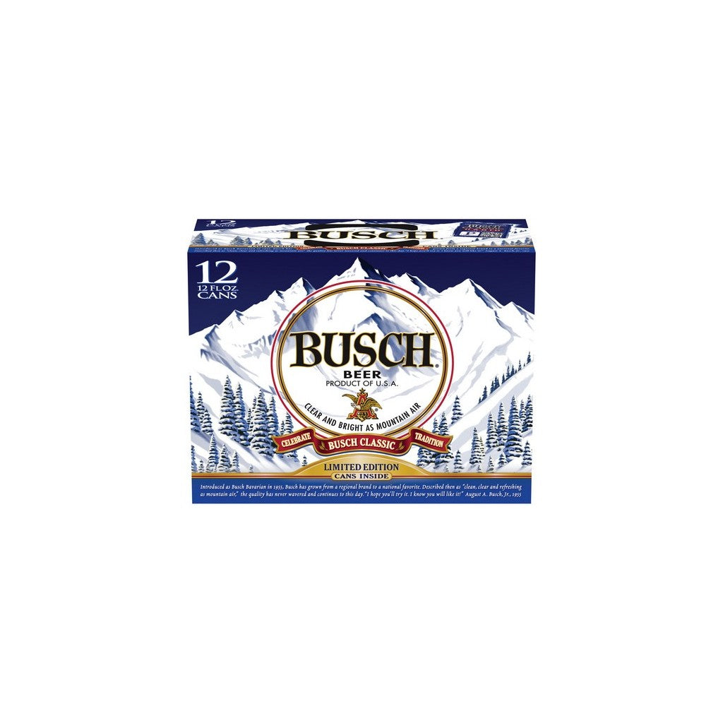 Busch 12oz 12 Pack Cans