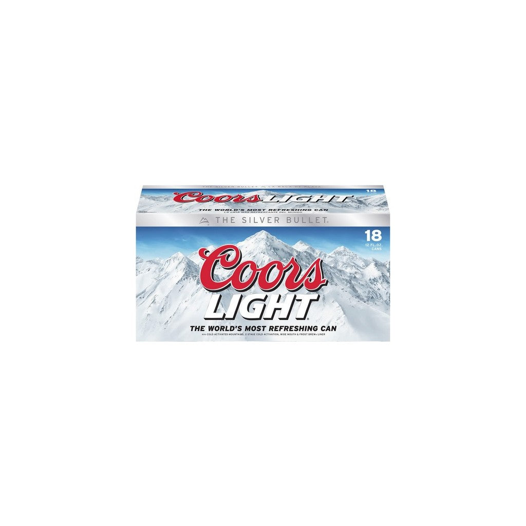 Coors Light 12oz 18 Pack Cans