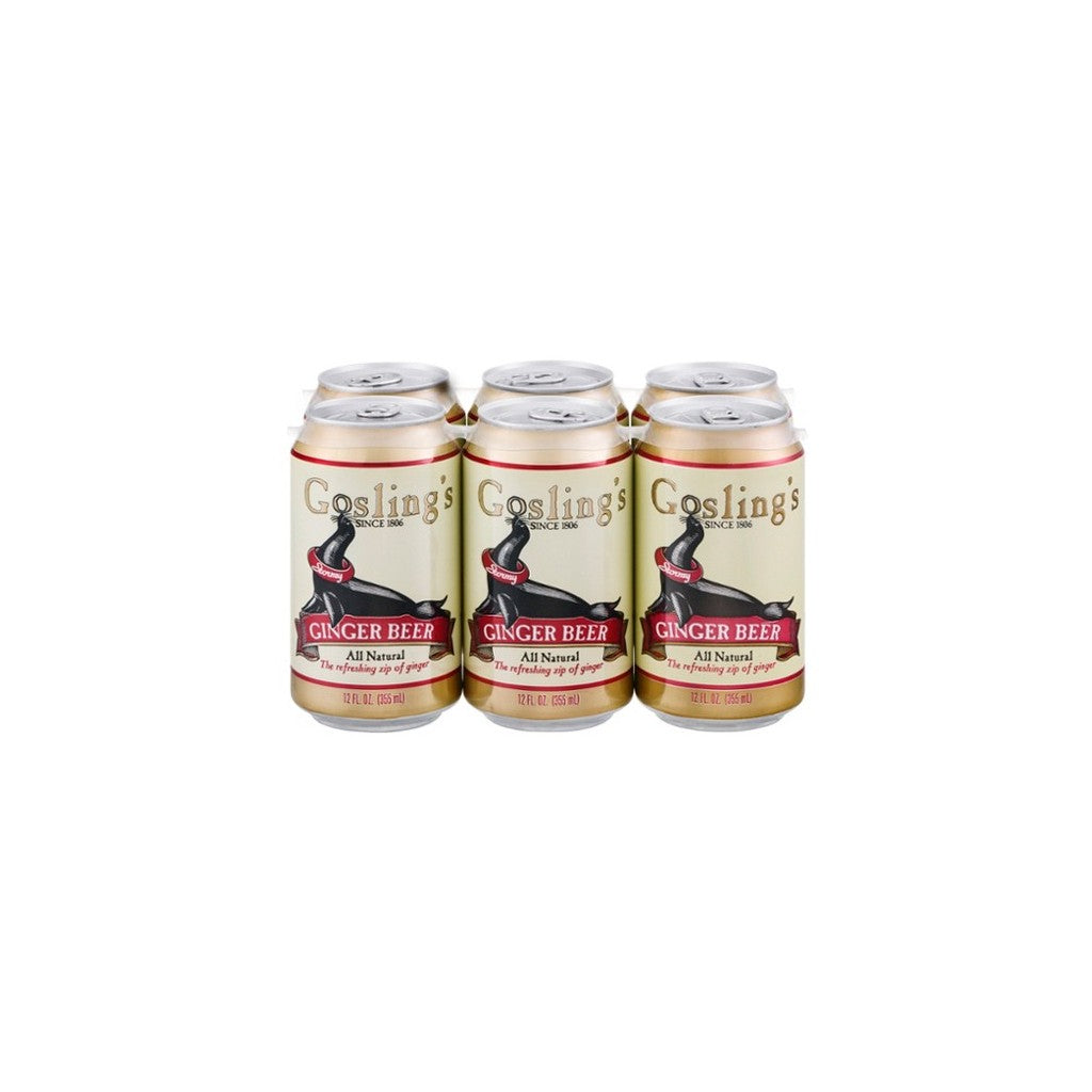 Goslings Ginger Beer 12oz 6 Pack Cans