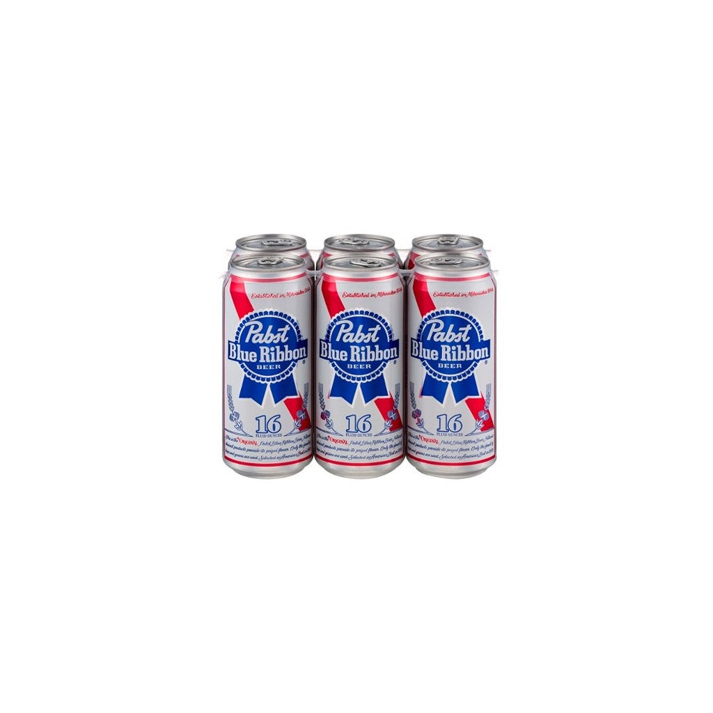 Pabst Blue Ribbon 16oz 6 Pack Cans