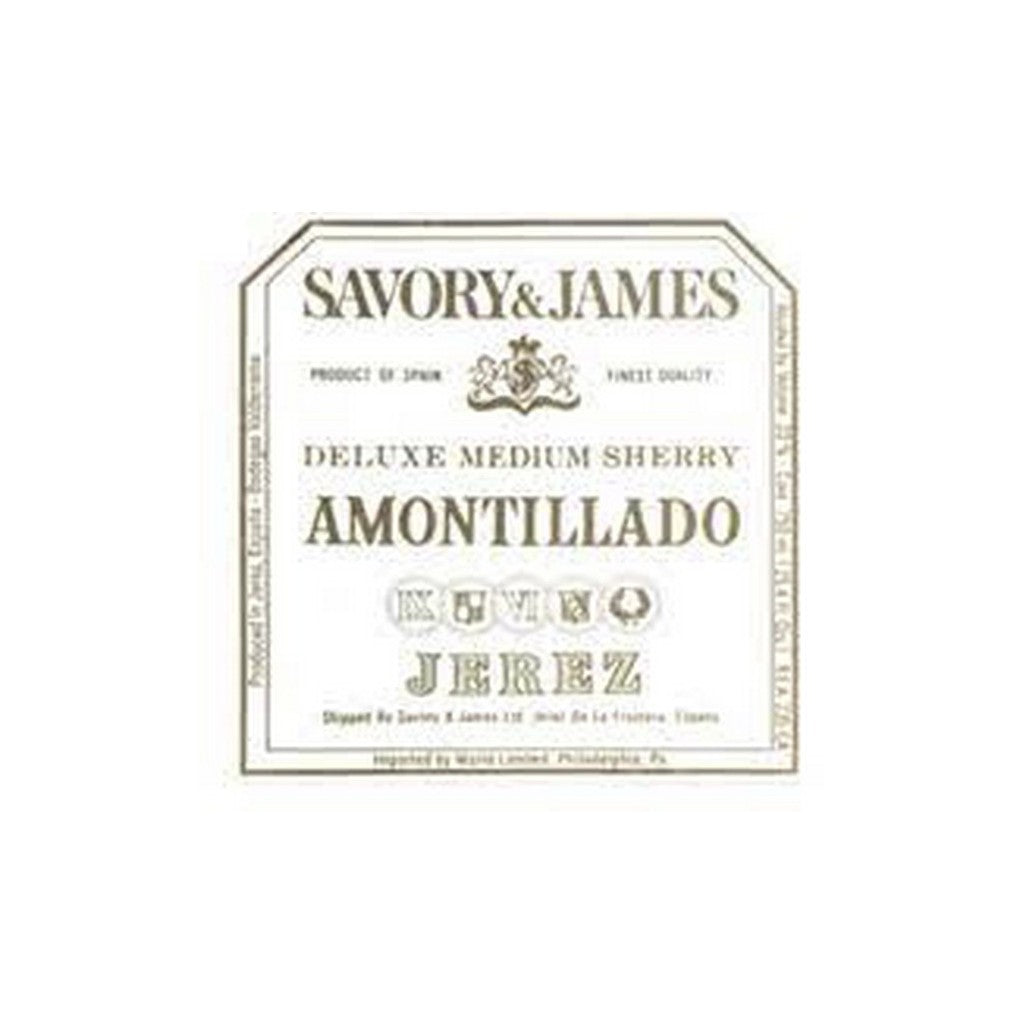 Savory & James Amontillado Sherry 750mL