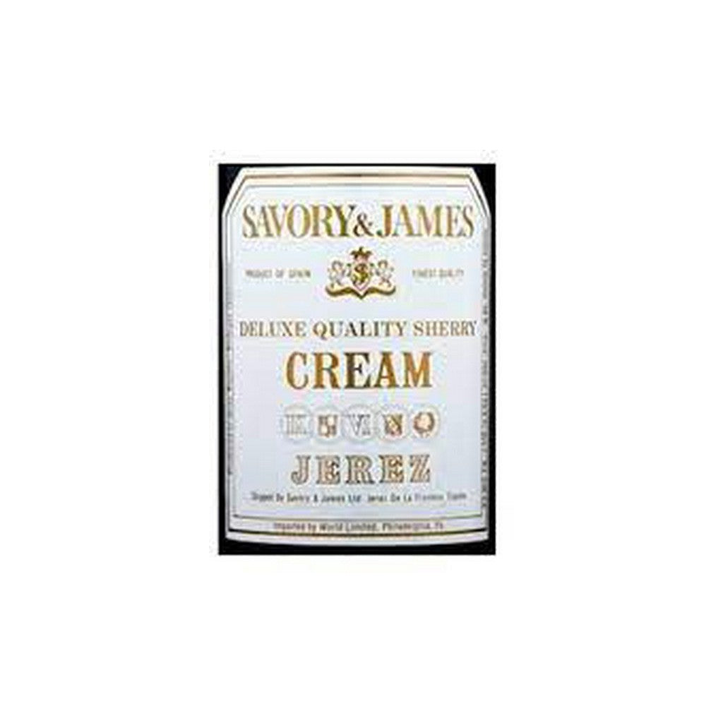 Savory & James Cream Sherry 750mL