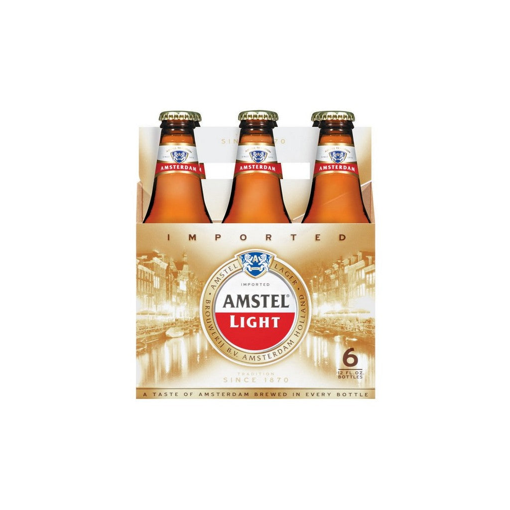 Amstel Light 12oz 6 Pack Bottles