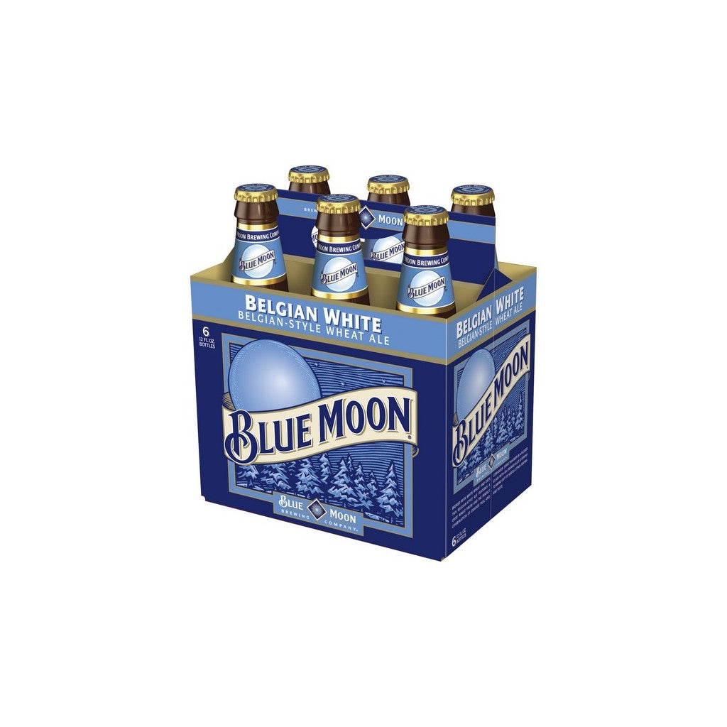 Blue Moon Belgian White 12oz 6 Pack Bottles