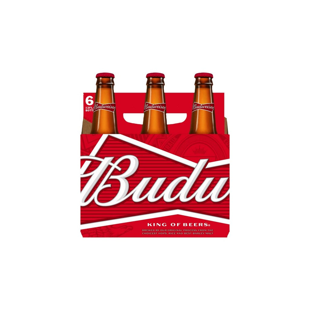 Budweiser 12oz 6 Pack Bottles