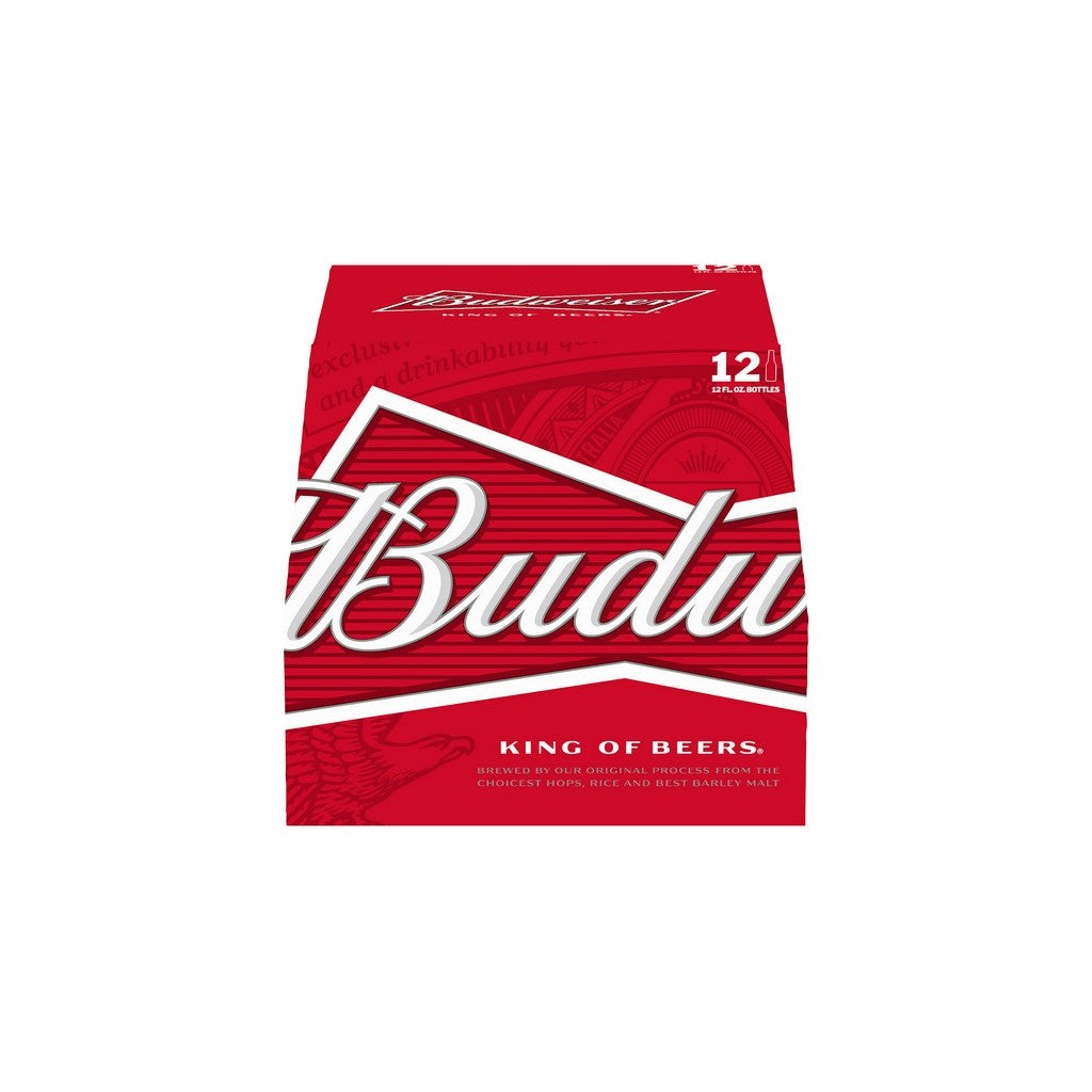 Budweiser 12oz 12 Pack Bottles