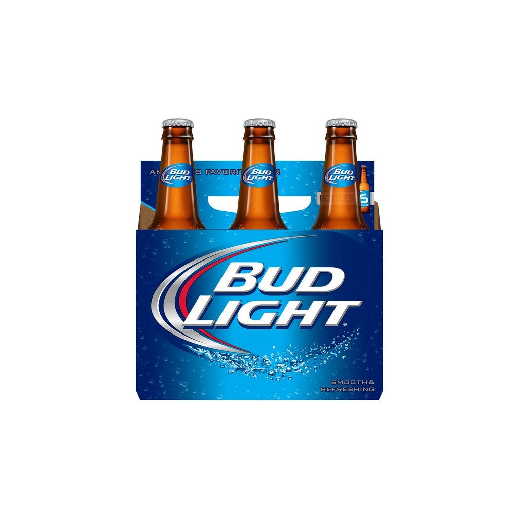 Bud Light 12oz 6 Pack Bottles