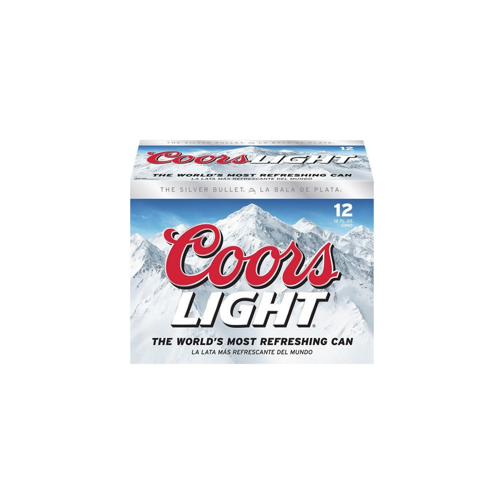 Coors Light 12oz 12 Pack Cans