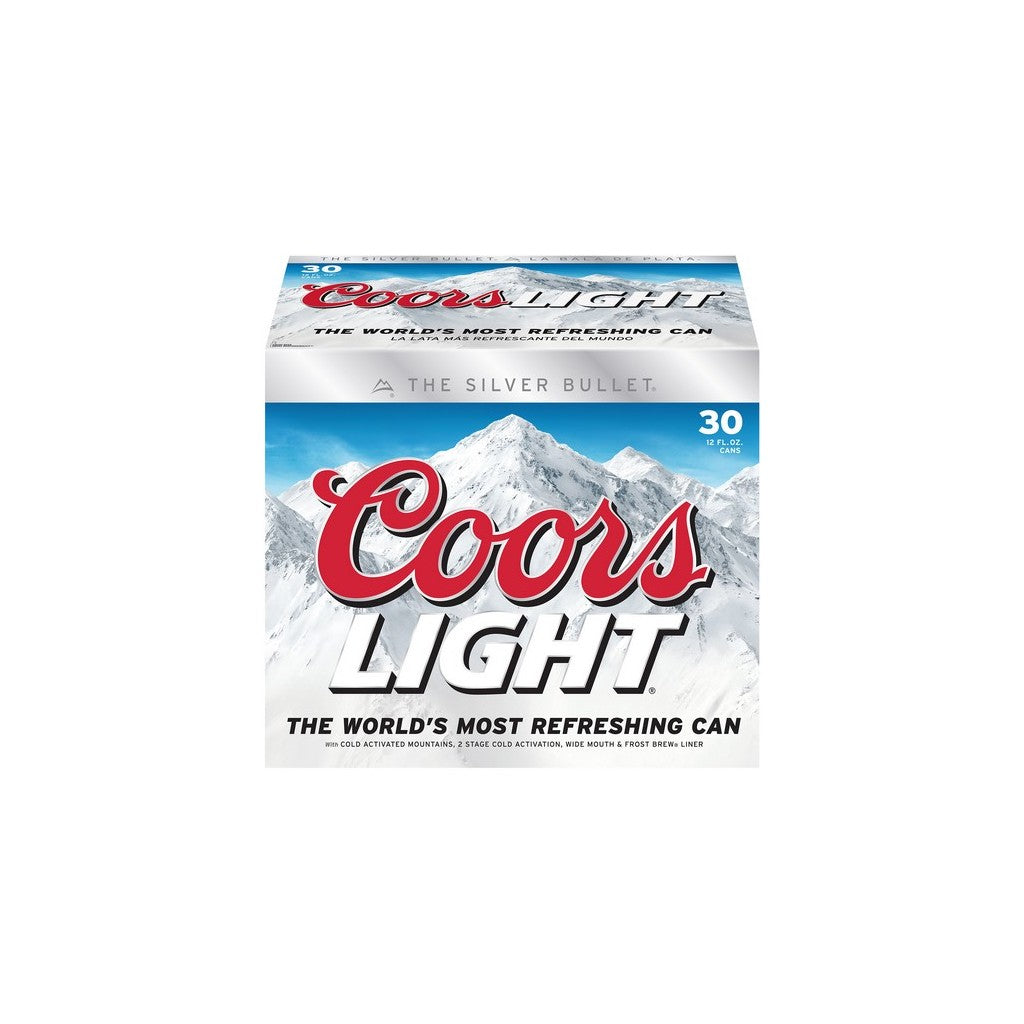 Coors Light 12oz 30 Pack Cans