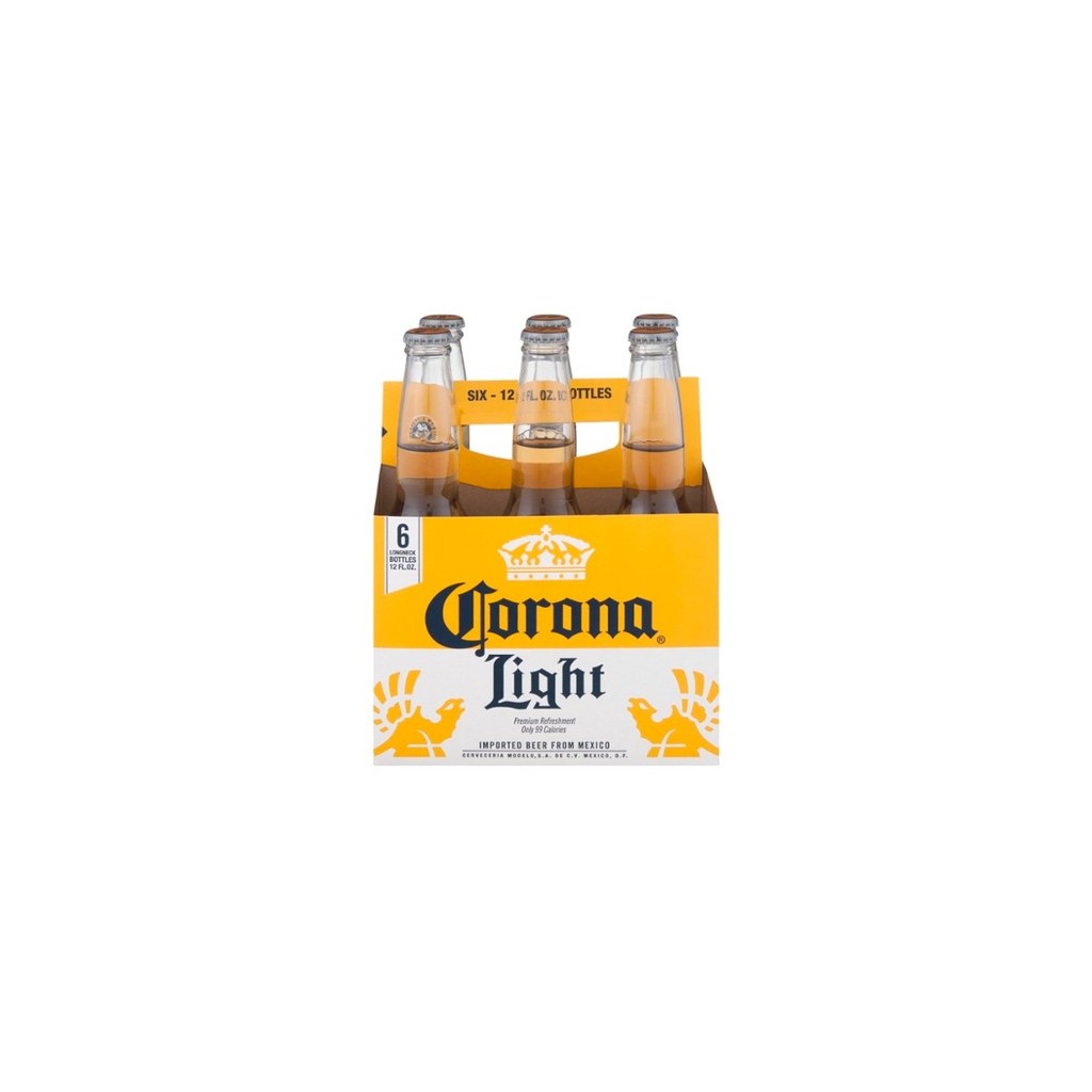 Corona Light 12oz 6 Pack Bottles