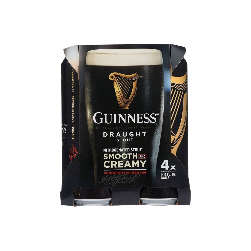 Guinness Draught 14.9oz 4 Pack Cans