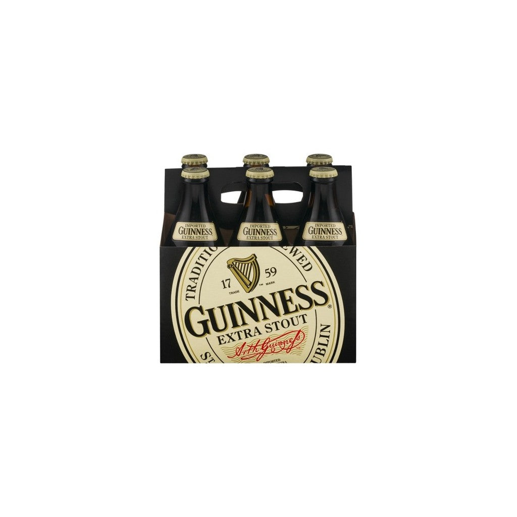 Guinness Extra Stout 12oz 6 Pack Bottles