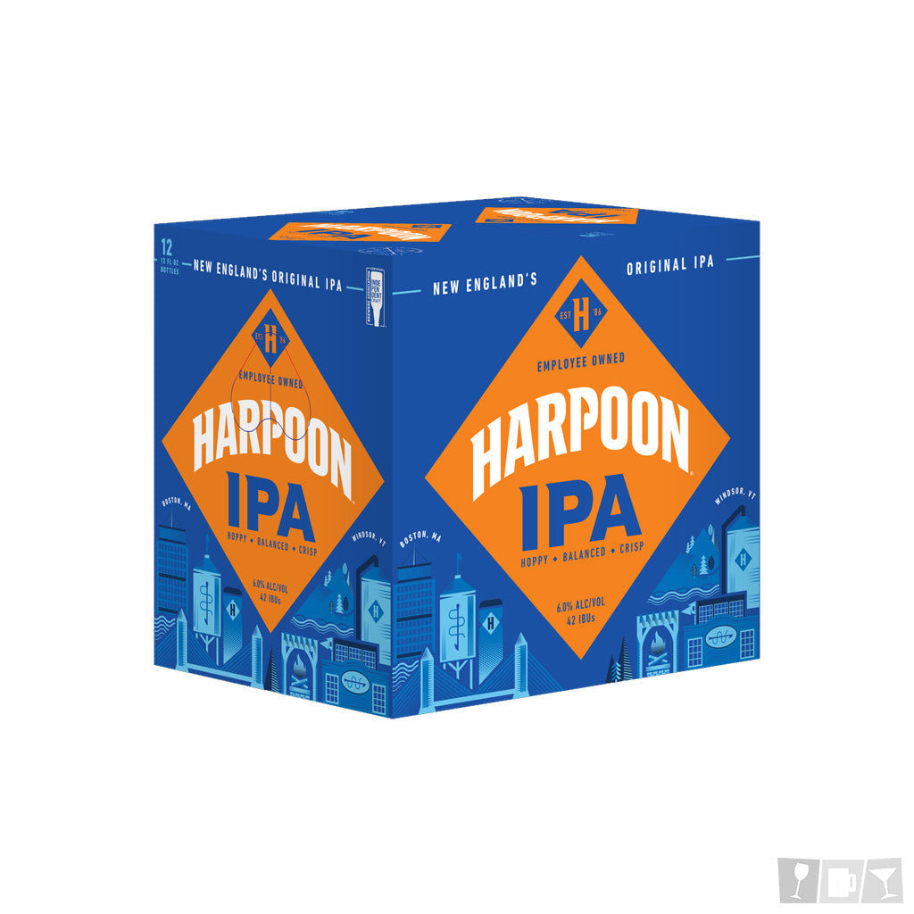 Harpoon India Pale Ale 12oz 12 Pack Bottles