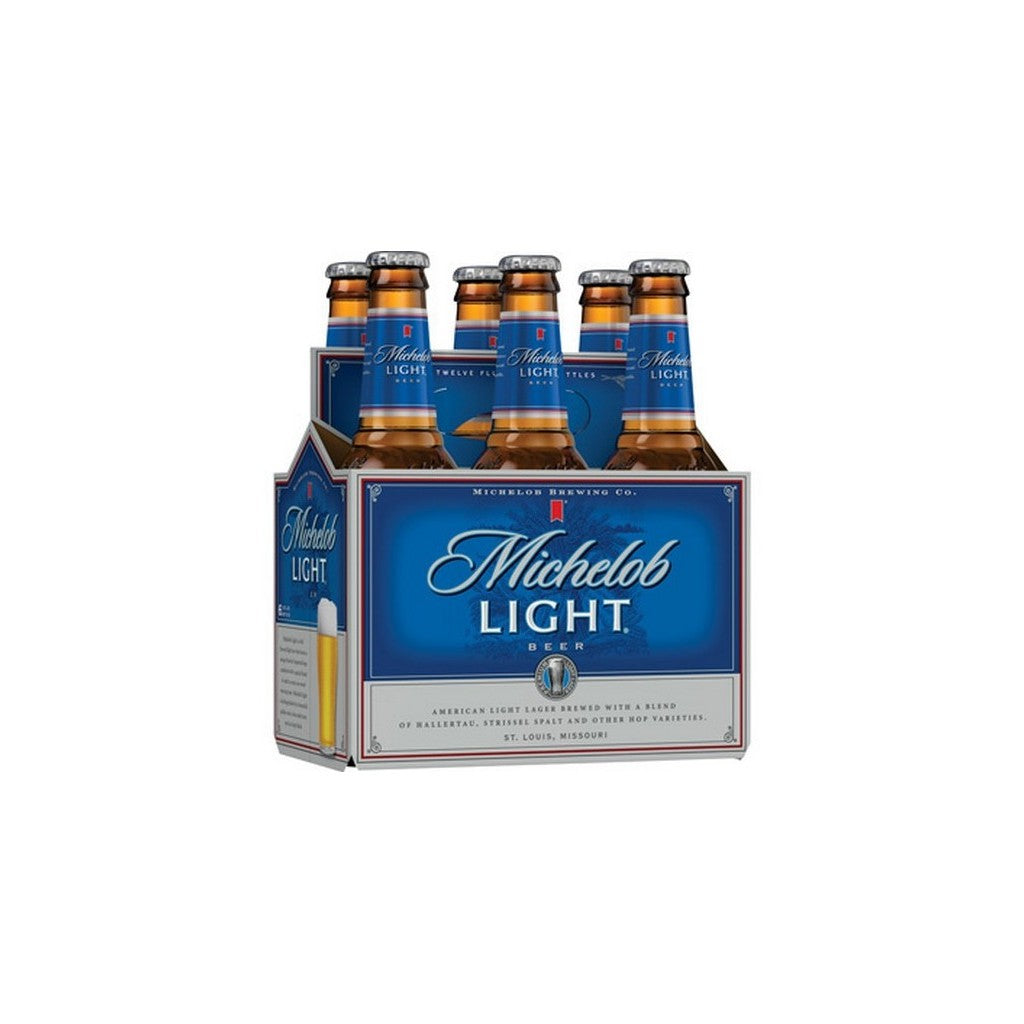 Michelob Light 12oz 6 Pack Bottles