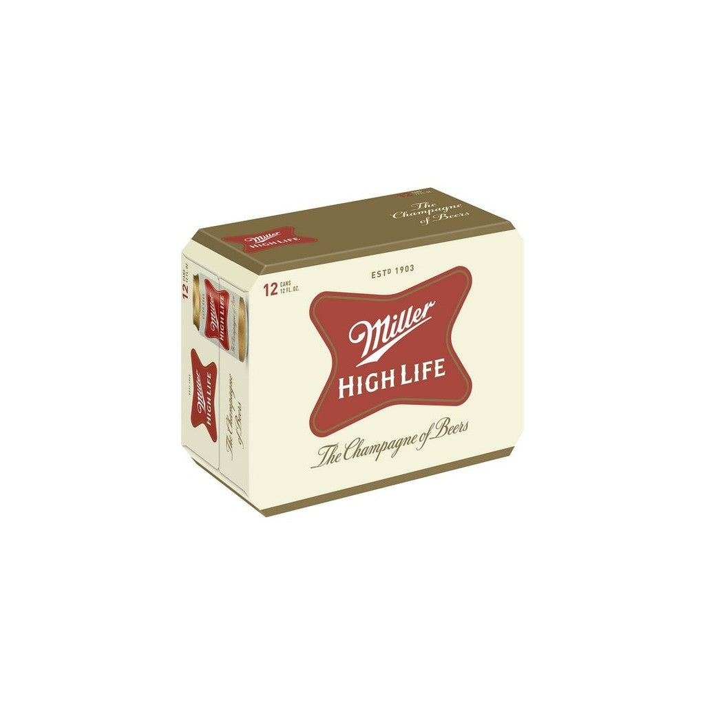 Miller High Life 12oz 12 Pack Cans