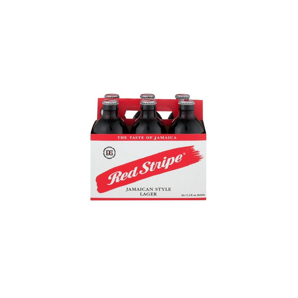 Red Stripe Jamican Lager 11.2oz 6 Pack Bottles