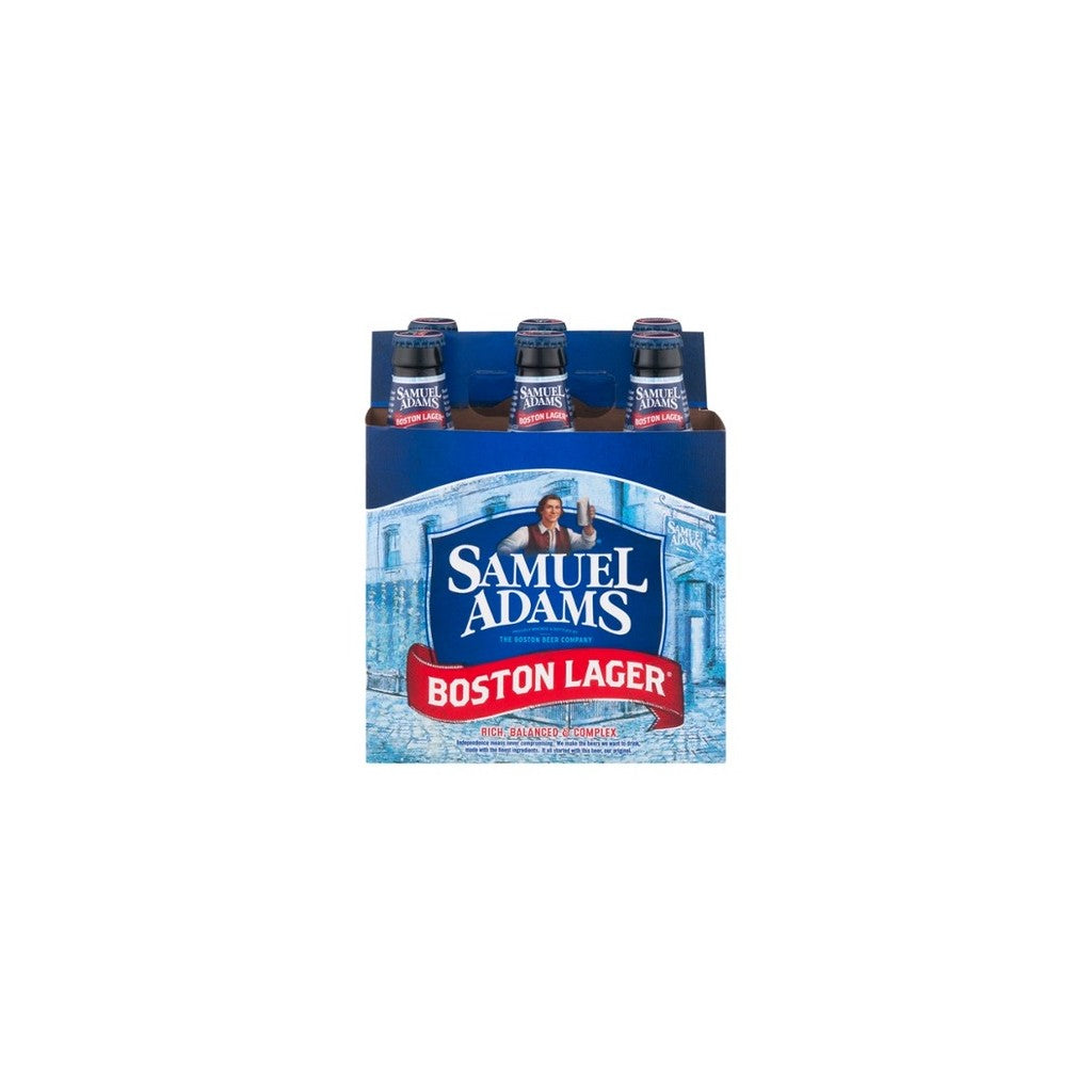 Samuel Adams Boston Lager 12oz 6 Pack Bottles