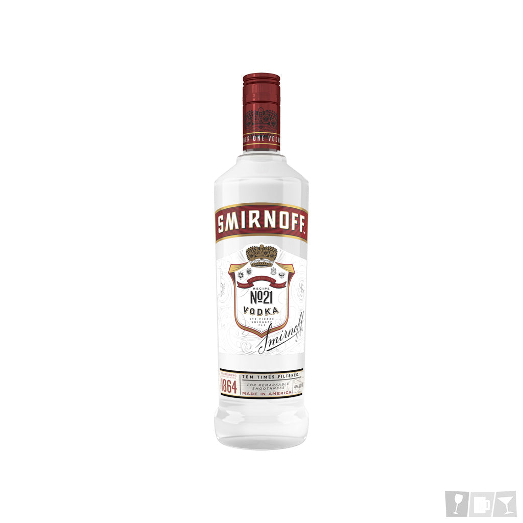 Smirnoff Red Label NO. 21 Vodka 750mL