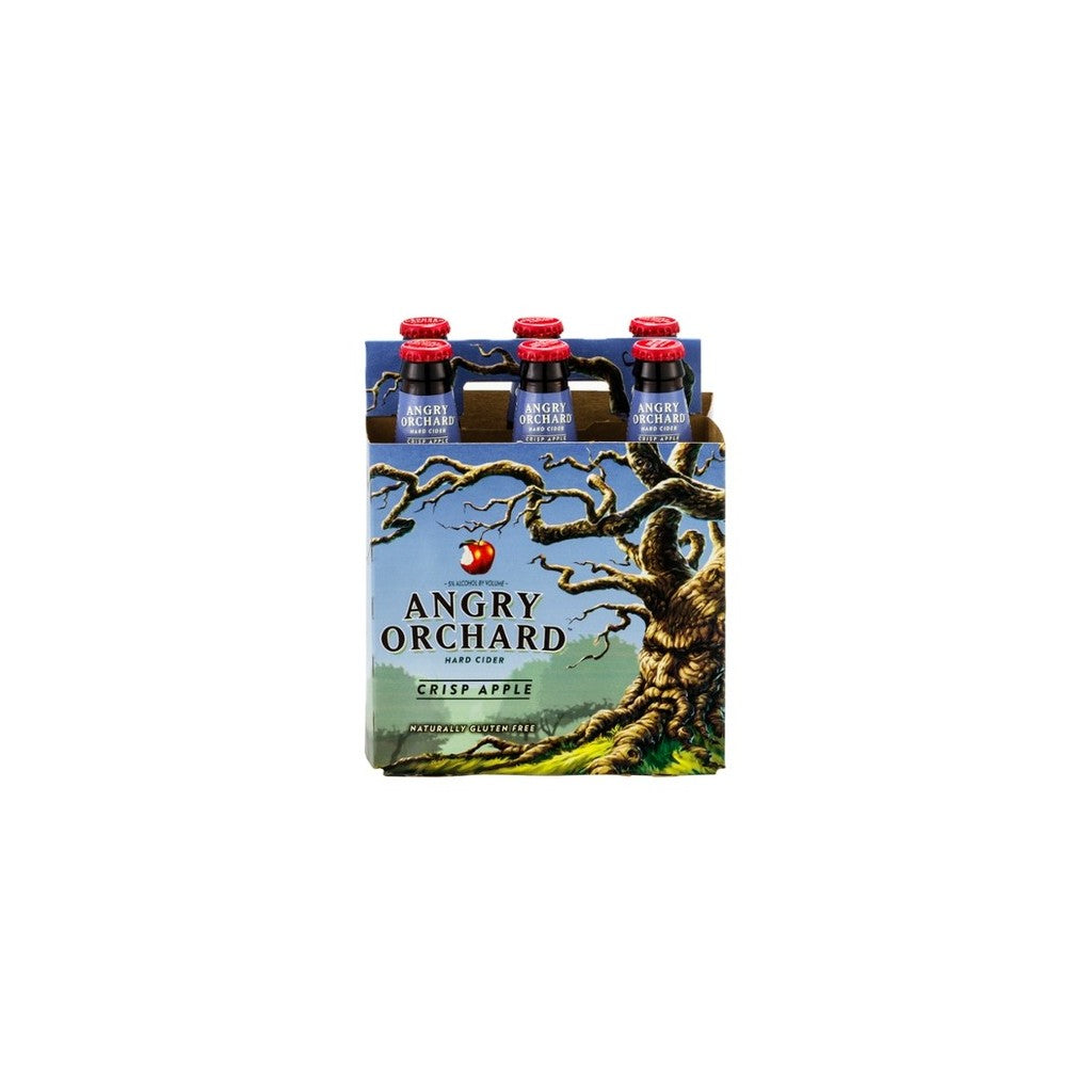 Samuel Adams Angry Orchard Crisp Apple Cider 12oz 6 Pack Bottles